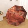 1pc Marble Texture Pattern Umbrella Design Automatic Opening and Closing Umbrella, High-quality Travel Umbrella, Lightweight and Portable, -25