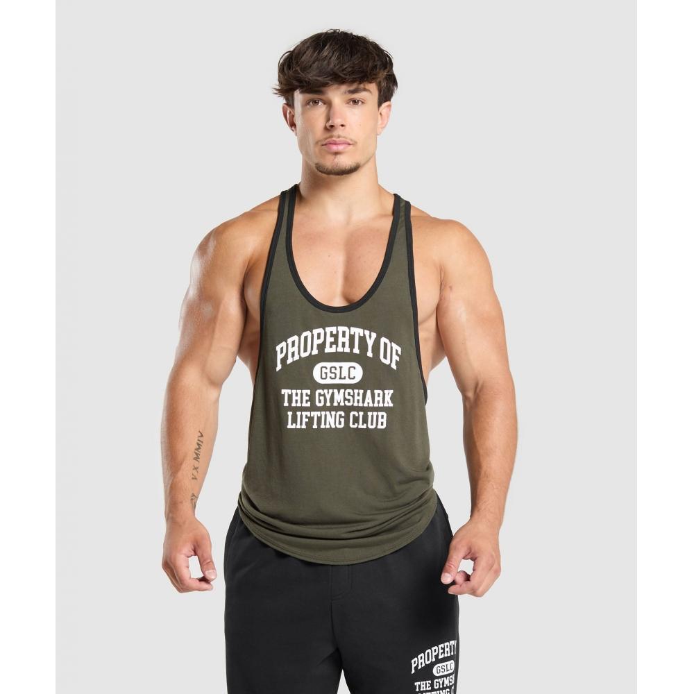 

Gymshark Property Of Stringer Weighted Green A5a7m Ecrv XS