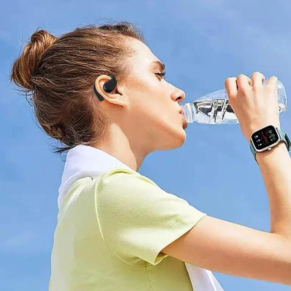 Bluetooth 5.3 Headphones Ear Hook Earphones Wireless Earphones HiFi Stereo Waterproof Headsets Noise Reduction Earbuds