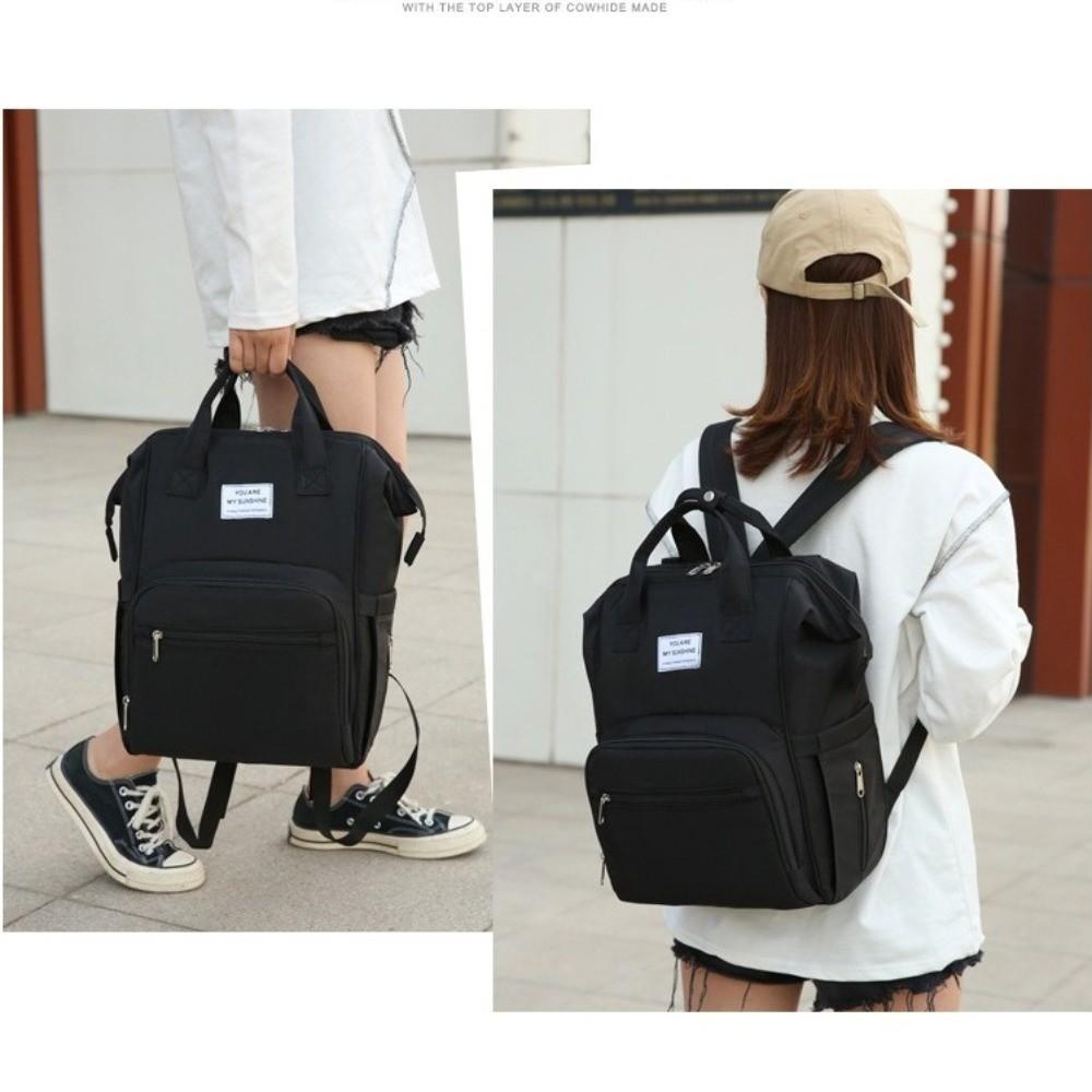 Large Capacity Nappy Backpack Bag Multi-Functional Mom's Outting Bag Mommy Bag  for Nursing