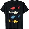 Helikopterpilot Vintage Luftfahrt Fliegen Helikopter Piloten Geschenk Unisex T-Shirt