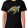 Sea Turtle T Shirt Realistic Ocean Marine Wildlife Animal Vintage Washed Stretched Designer Clothes Streetwear Breathable