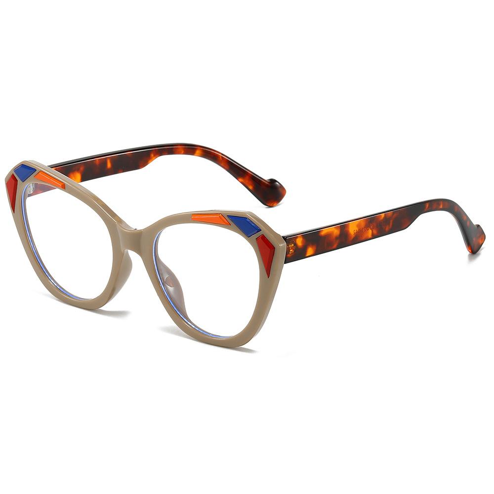 Cat'S Eye Large Frame Sunglasses Personalized Women'S Sunglasses High-End Catwalk Sunglasses