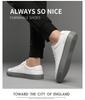 Four Seasons White Cowhide Casual Men's Shoes - Korean Fashion, Sporty & Trendy