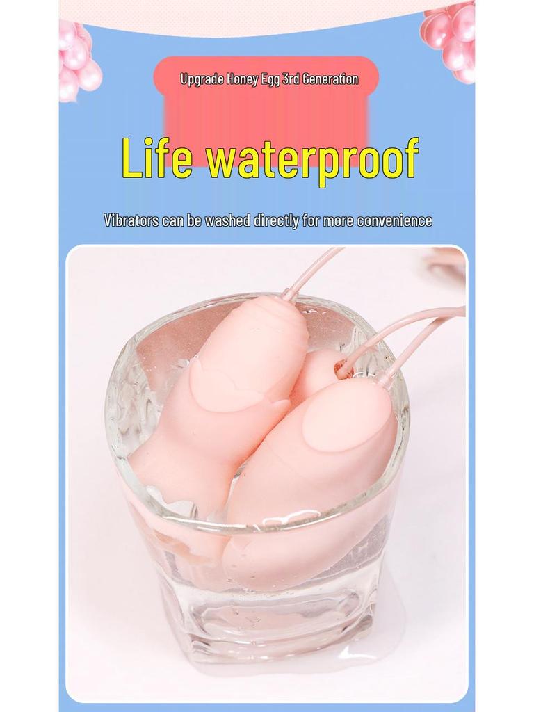 USB Rechargeable Dual Vibrating Egg Massager - Long-lasting Love, Female Vibration & Massage Toy