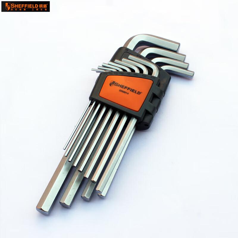 GangDun 12-Piece Imperial Extra-Long Hex Key Wrench Set