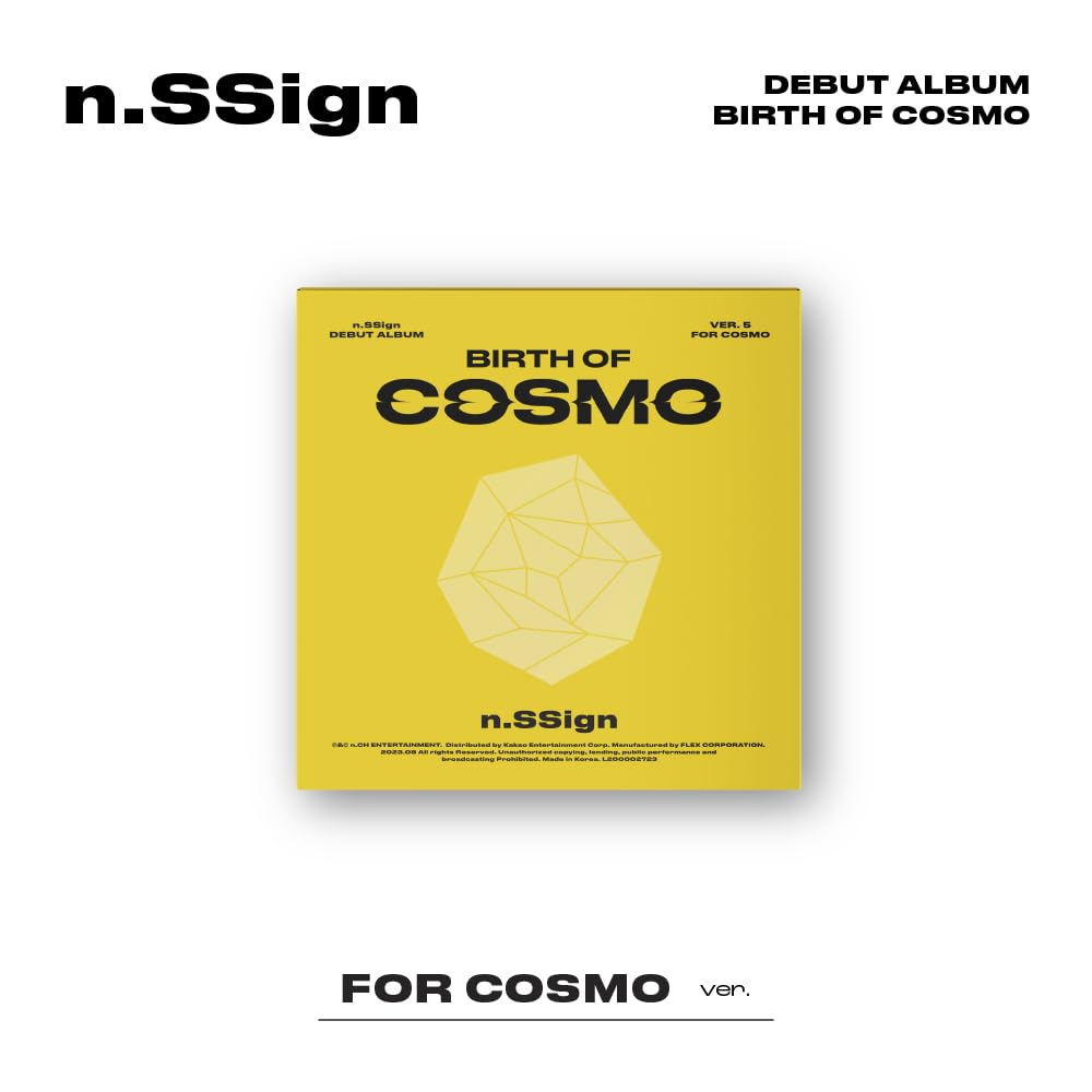 

ДЕБЮТНЫЙ АЛЬБОМ BIRTH OF COSMO COSMO n.SSign (ДЛЯ ВЕР.) (Корейская версия)