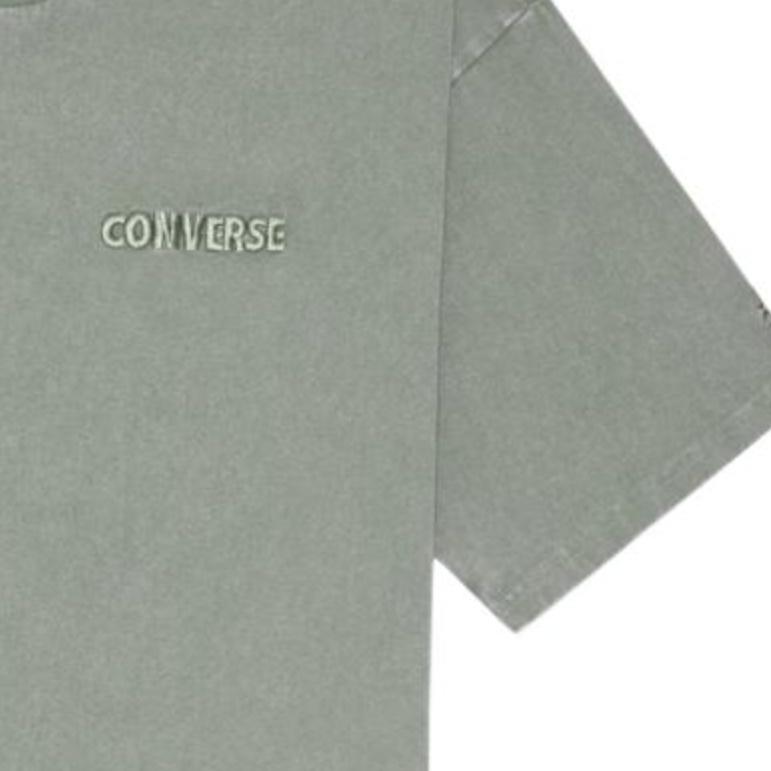 Converse T Shirt Unisex Gray Green 10022904-A02