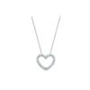 Swarovski Cupid Two-Tone Heart Crystal Necklace Women Necklace 5118810