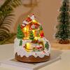 Luminous Music Cookie House & Igloo Christmas Ornaments: Resin Handicrafts & Gifts