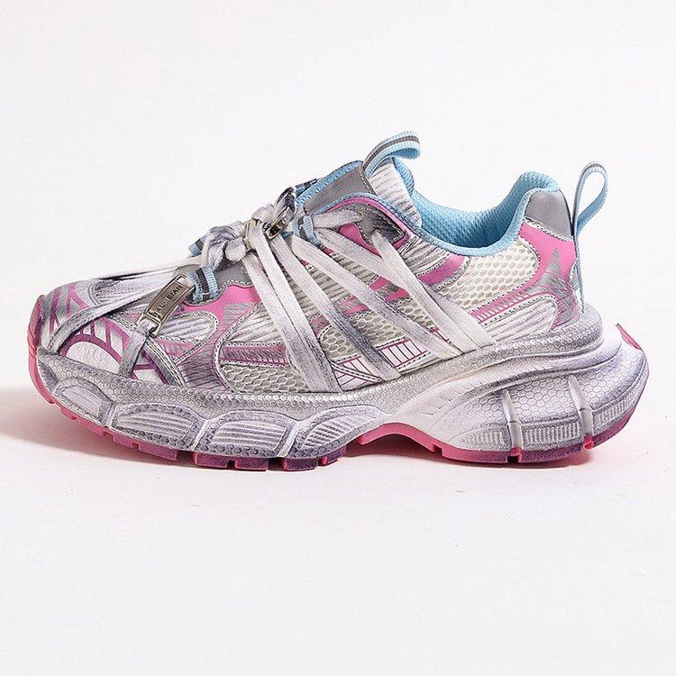 Leather version~ thick-soled heightening spider dad shoes 2025 new versatile polish fashion casual sports shoes single shoes