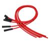 Spark Plug Ignition Wire Set Red High Performance Silicone 1m Car Ignition Wire for 4 Cylinder Automobile 8mm