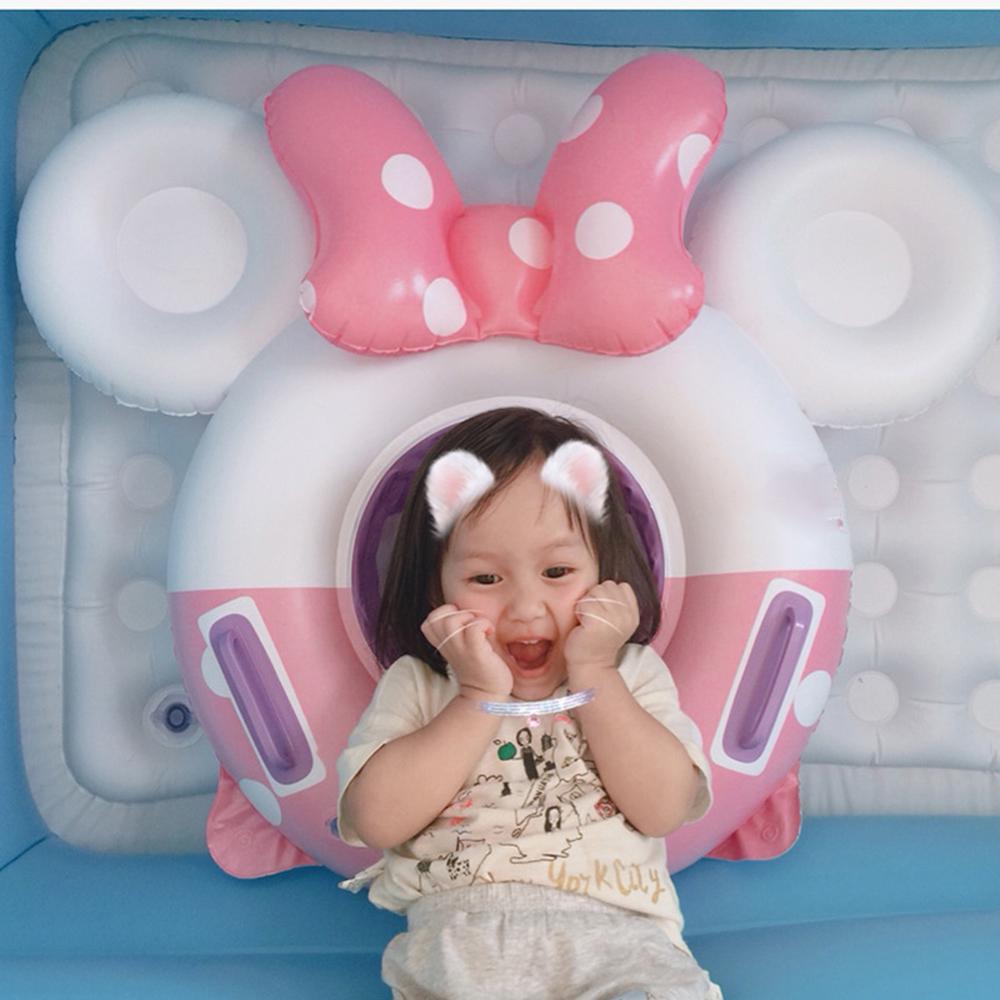 Kids Swimming Ring Baby Inflatable Pool Float Ring Flamingo Swim Ring Cartoon Kids Pool Toy Float Thick Ring