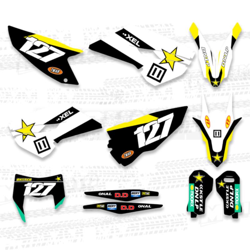 MCHMFG For Husqvarna TE FE 125 250 300 450 2014 2015 2016 TC FC TX 2014 2015 Motorcycle Graphic Decal Stickers Kits