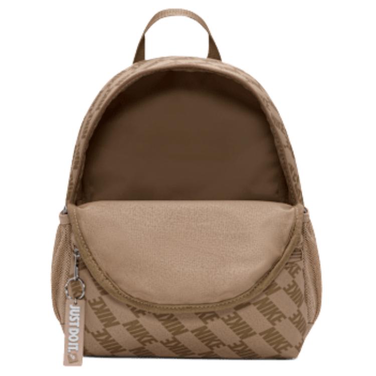 Nike Brasilia 11L Logo Polyester Mini Backpack Women Backpacks Beech HV6481-200