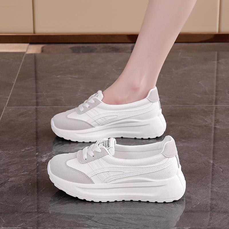 Forrest Gump Shoes Platform Sneakers Women's 2025 Spring and Autumn New Fashion Little White Shoes Versatile Shoes Female Student RL-K01