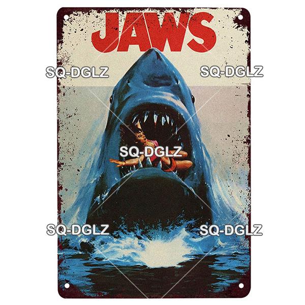 Movie Poster Metal Sign Metal Poster Tin Sign Plaque Metal Vintage Wall Decor for Bar Pub Club Man Cave Metal Signs(20x30cm)