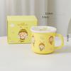 Cute Cartoon Cherry Meatballs Children's Water Cup High-value Ceramic Mug Girls Birthday Gift Souvenir