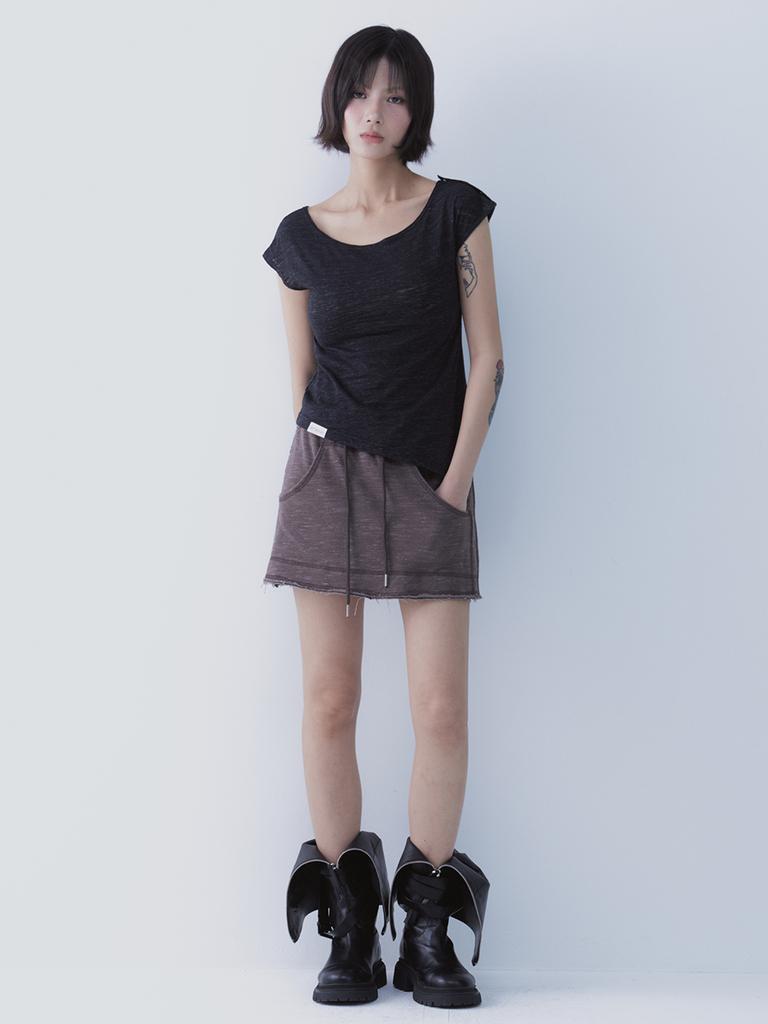 Cecese Haze Skirt Pants Brown
