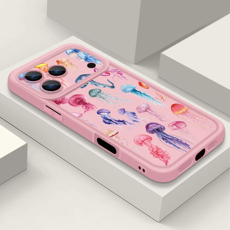 Ocean Whale Pattern TPU Phone Case For iPhone 17 Pro 17e 15 16 Pro Max 14 13 Pro Max 16e Shockproof Soft Silicone Protect Cover