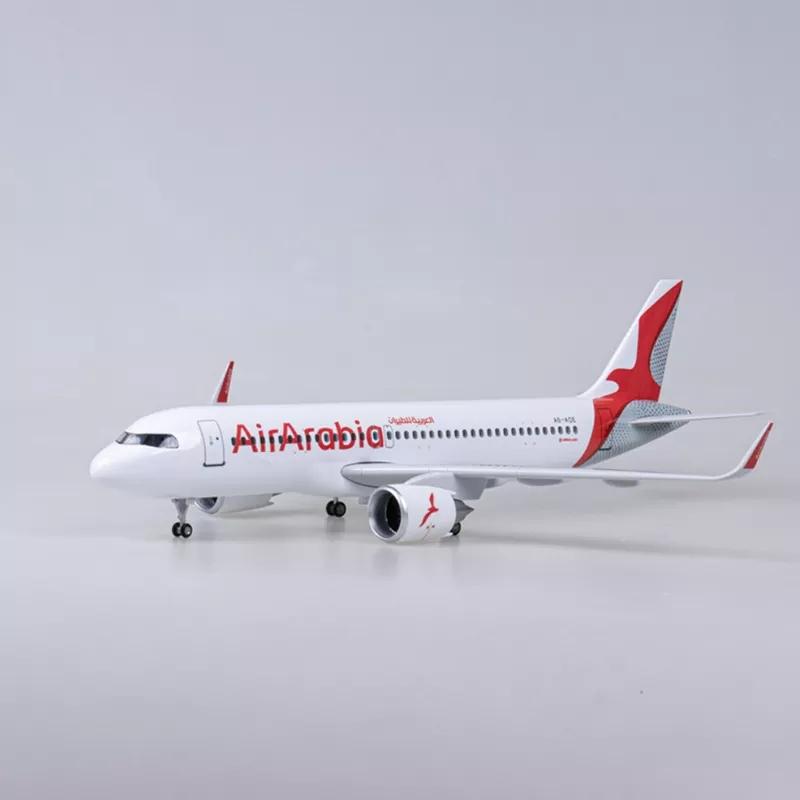 1/135 for A330 Arabian Airlines Copy Airplane Model Display Resin plane model aircraft with Landing Gear Home Office Decor Colle