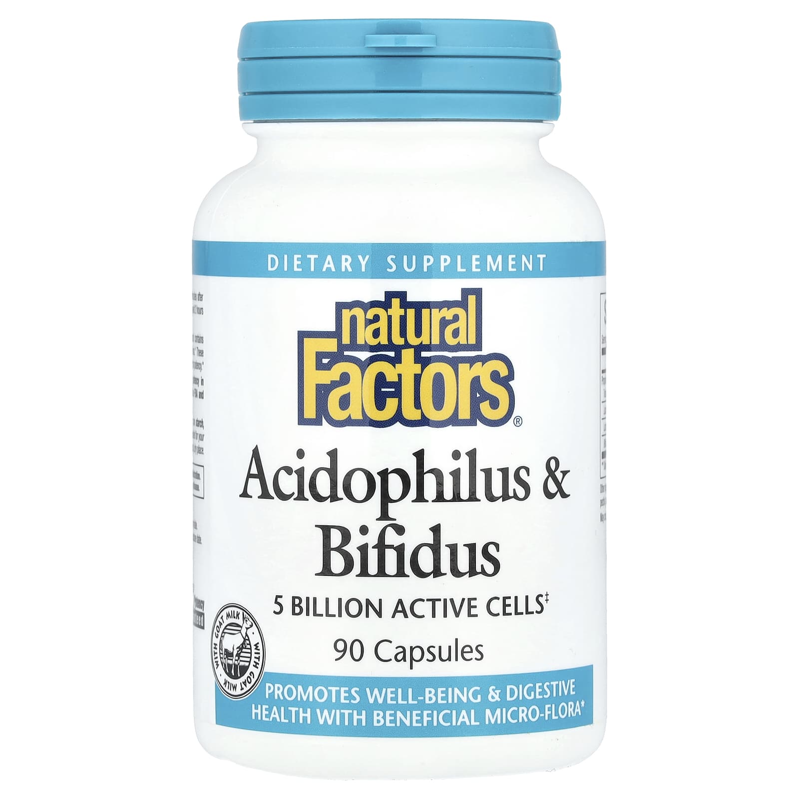 

Acidophilus & Bifidus, 5 Billion, 90 Capsules