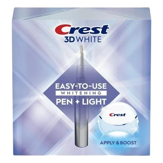 Kit de Blanchiment Dentaire, Crest, 3D White, Stylo & Lumière de Blanchiment Dentaire Faciles à Utiliser, 4 ml 4ml