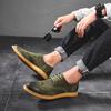 Men Shoes Mens Genuine Leather Business Dress Retro Gentleman Formal Carved Brogue Formal Shoes Men High Quality Casual Shoes