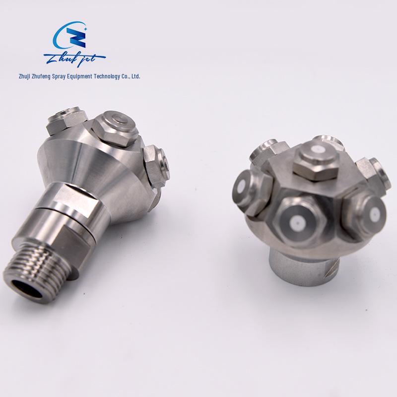 Stainless Steel 7-Hole High-Pressure Mist Nozzle Umbrella-Shaped Firefighting Sprinkler