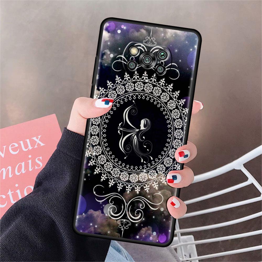 

Чехол для Xiaomi Mi Poco X3 NFC X4 Pro F3 F4 GT M4 M3 F1 C40 11 Lite 11T TPU Silicone Funda Phone Cover Mandala 12 Constellations Mi 11T