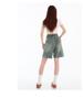 Women's High-Waist Retro Denim Shorts - 2025 Summer A-Line Wide-Leg Elegance