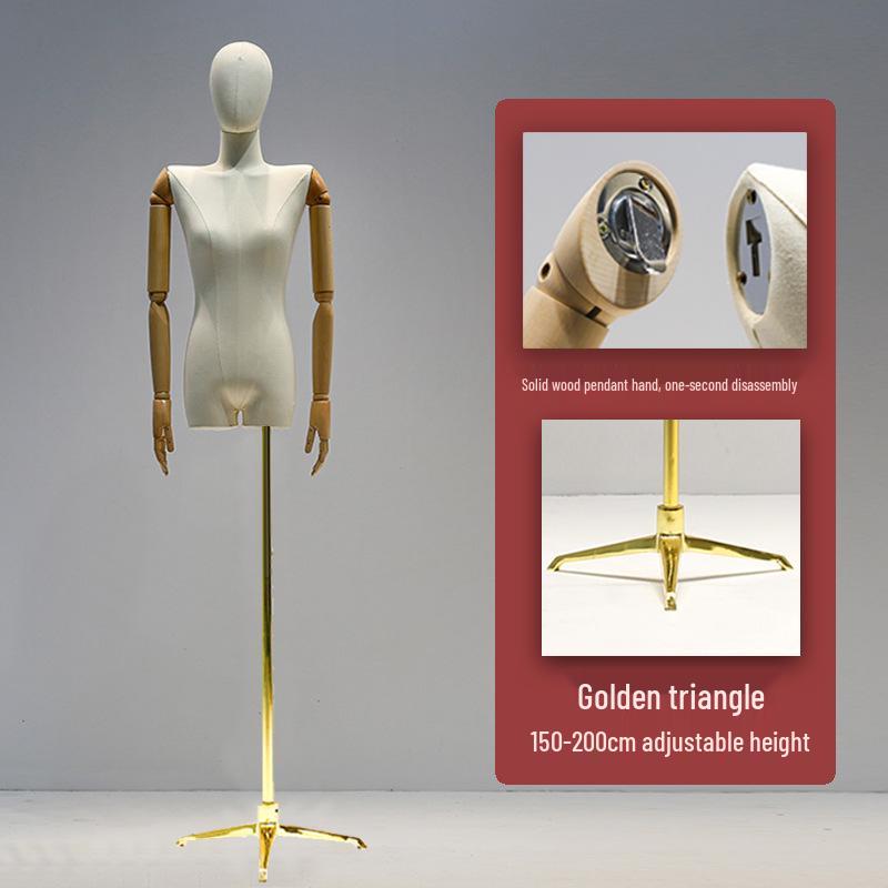 Korean Women's Clothing Store Mannequin: Pendant Arm Flat Shoulder Display Stand