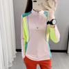 Outdoor Sonnenschutz schnelltrocknende Kleidung Damen Langarm-T-Shirts Damen Leicht und atmungsaktiv schnelltrocknende Kleidung Laufen Elastisch Sport Wandern