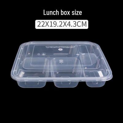 JingJingRS Disposable Multi-Compartment Meal Prep Containers