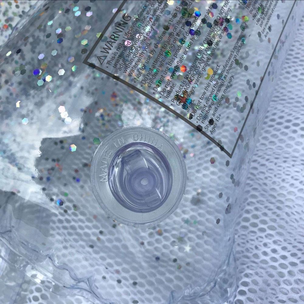 Foldable Water Hammock Recliner Inflatable Sea Swimming Ring  for Beach River and Pool