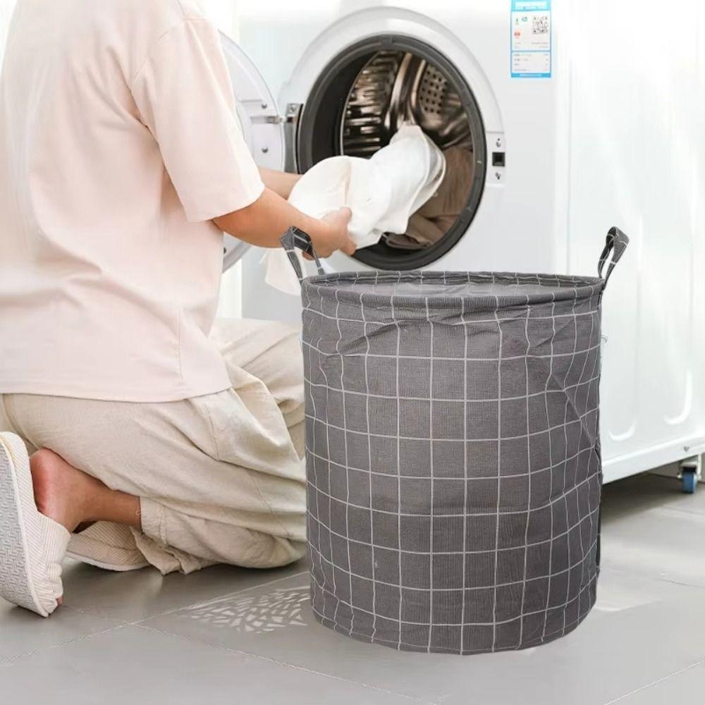 Large Capacity Clothes Toys Storage Basket Household Dirty Clothes Baskets  Home