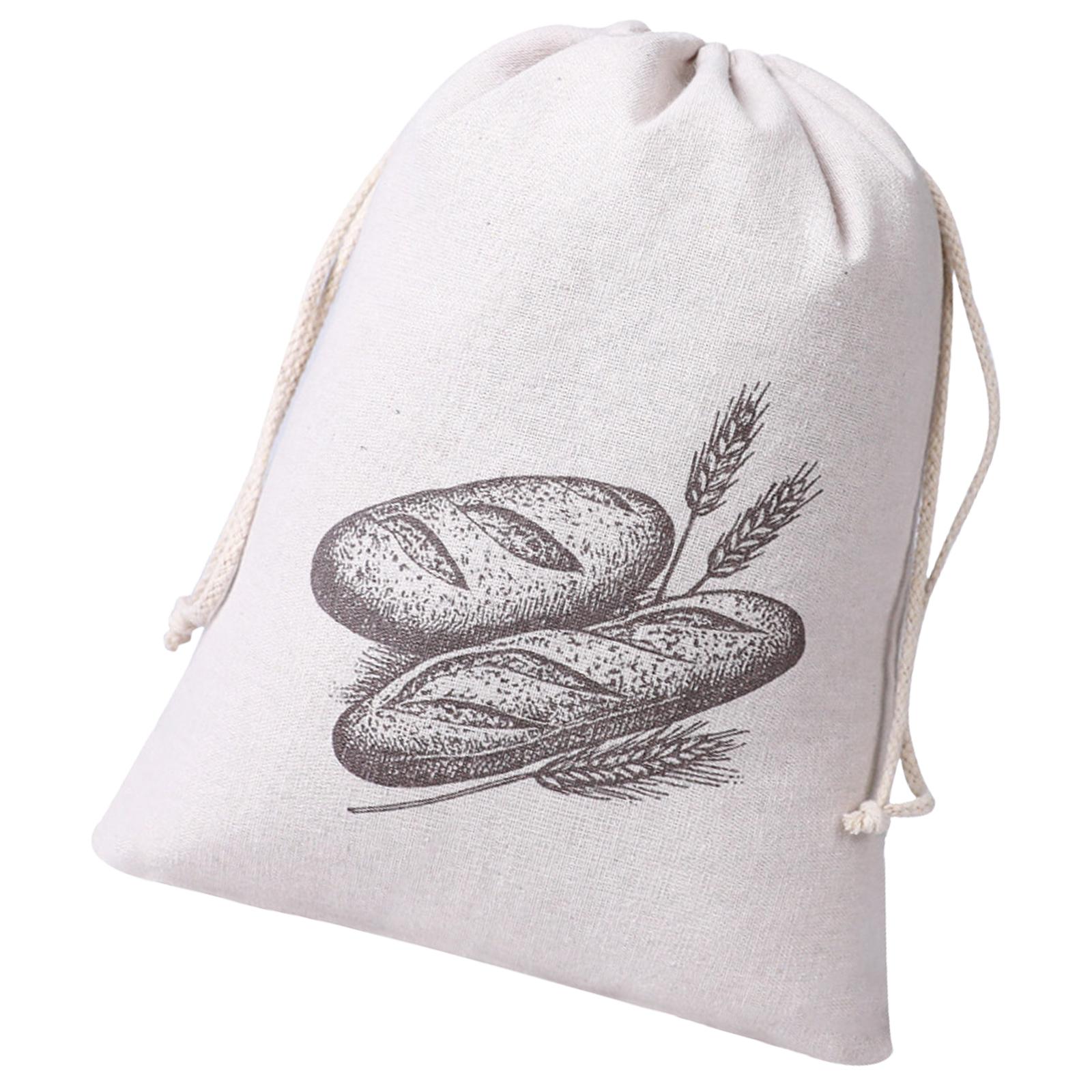 Многоразовый мешок для хранения хлеба Хлопковая ткань ТПУ Застежка на шнурке Для багетов булочек тостов Свежесть Кухонный предмет первой необходимости B 790₽