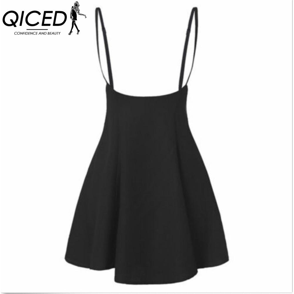 

QICED Женская Модная Повседневная Летняя Весенняя Юбка XXL чёрный