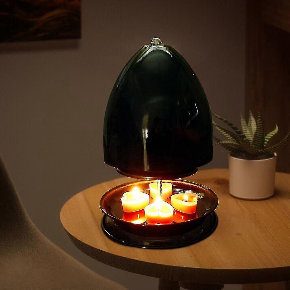 Tea Light Oven Double-walled Radiator Candle Heater For 6 Tealights Fireplace Mrkj