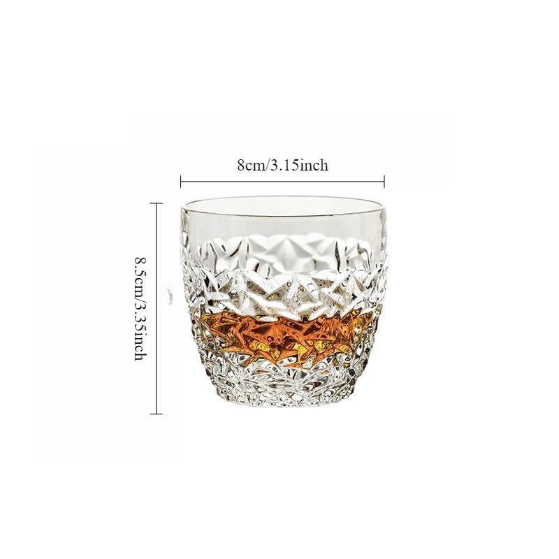 250ml/350ml Fashionable Wine Glasses Party Transparent Cocktail Glass European Style Whiskey Glass Personalized Cocktail Glass 1pcs