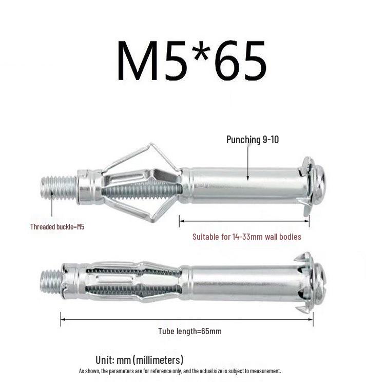 Hollow Wall Gecko Screw Drywall Anchor Expansion Bolt