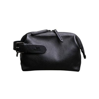 Handle Cowhide Leather Second Bag Bag Clutch Bag Small Double Zipper Thick Genuine Leather Wedding Bag Formal Business Ceremonial Bag for Men Cowhide