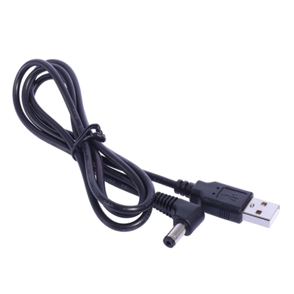 Cablu de încărcare cablu de alimentare USB la DC5,5 x 2,1 mm de calitate pentru tastatură electronică, lumină LED, dispozitiv de tensiune 5V