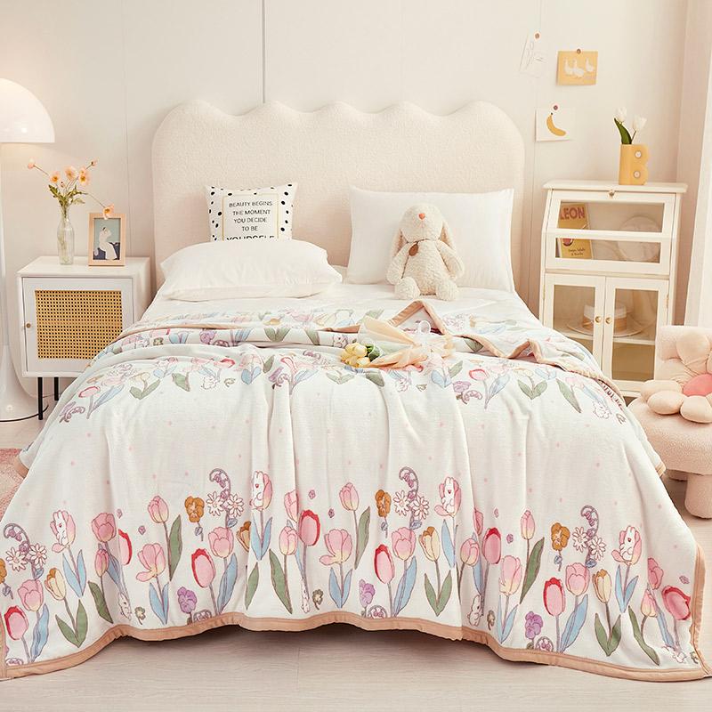 Cartoon Astronaut Blanket Space Rocket Planet Throw Blanket Gift for Girl Boys Super Warm Soft Plush Lightweight Flannel Blanket