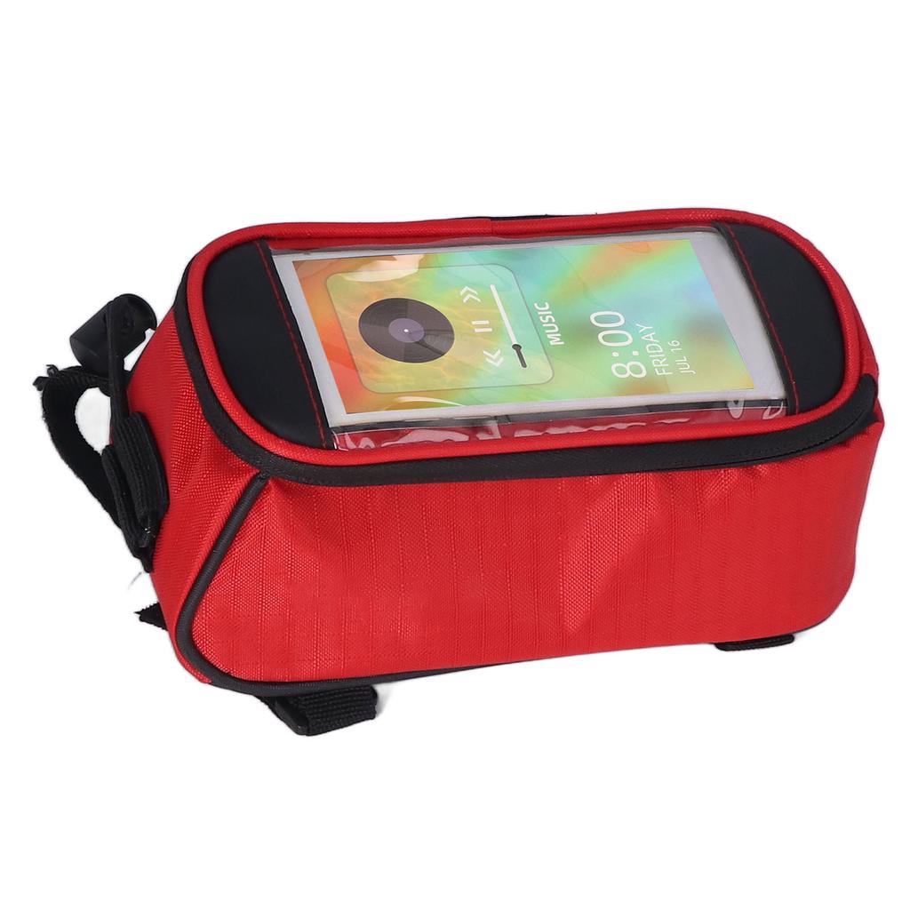 Bike Phone Bag Large Space High Sensitivity Touch Screen Bicycle Front Frame Bag for Riding