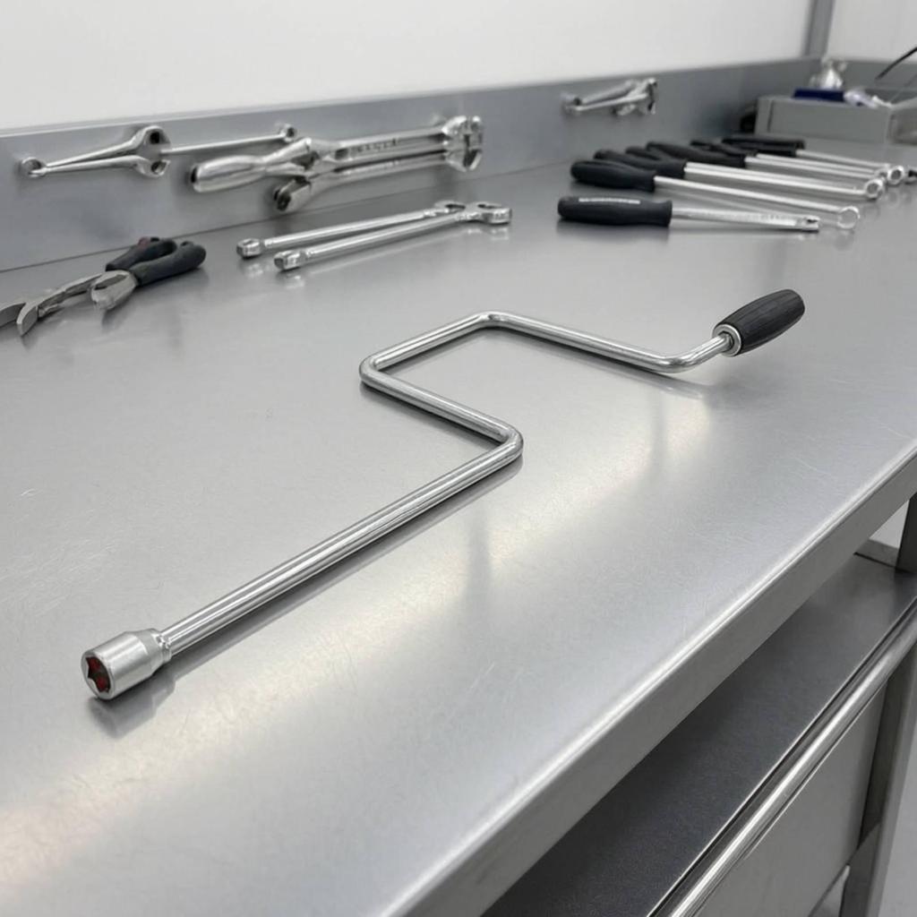 Stabilizer Jack Crank Handle Z-Shaped for Caravan Owners