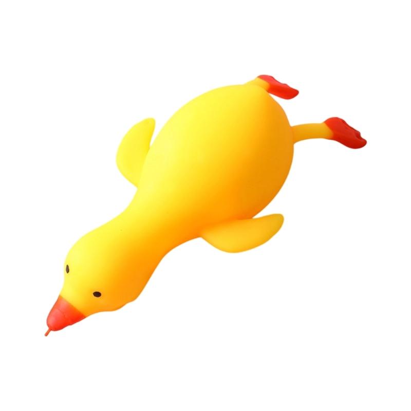 Adorable Duck Shaped Adorable Sensory Toy For Stress Anxiety Relief Safe Durable Silicone Material Kids Adults Gift