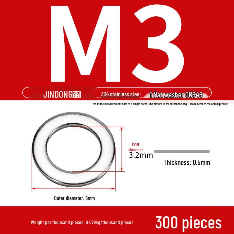 Stainless Steel 304/201/316 Oversized Thick Flat Washer Gasket Screw Washer GB97/GB96