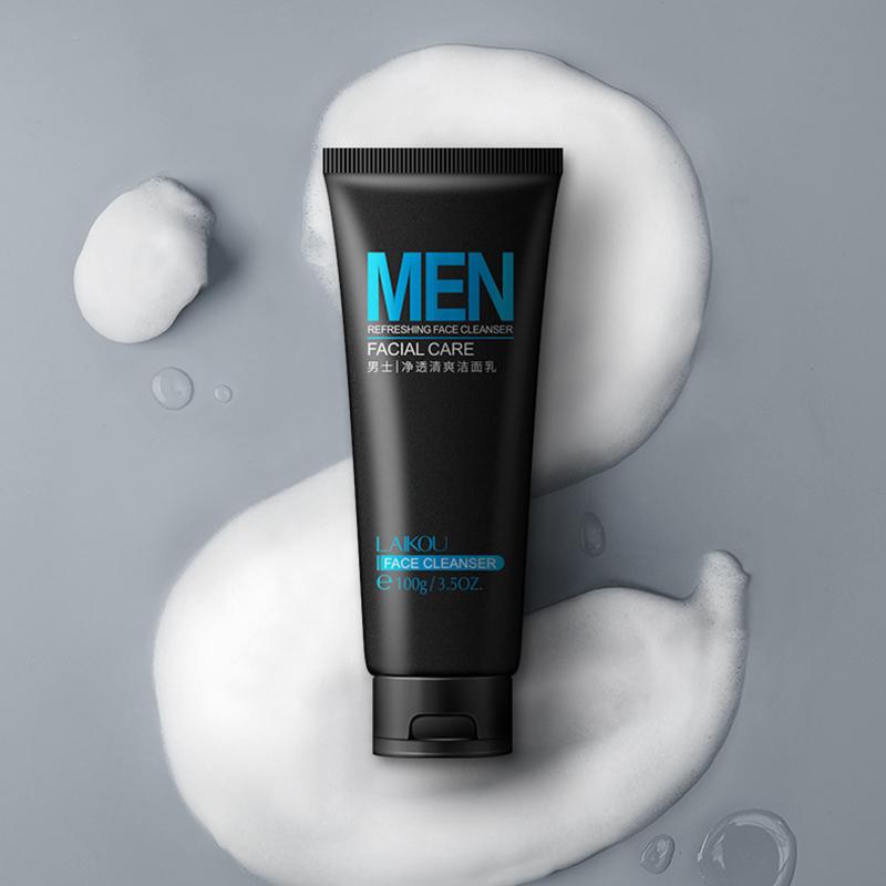 Pánský čistící přípravek na obličej 100 g Čištění obličeje Hydratační čistící přípravek Produkty péče o pleť