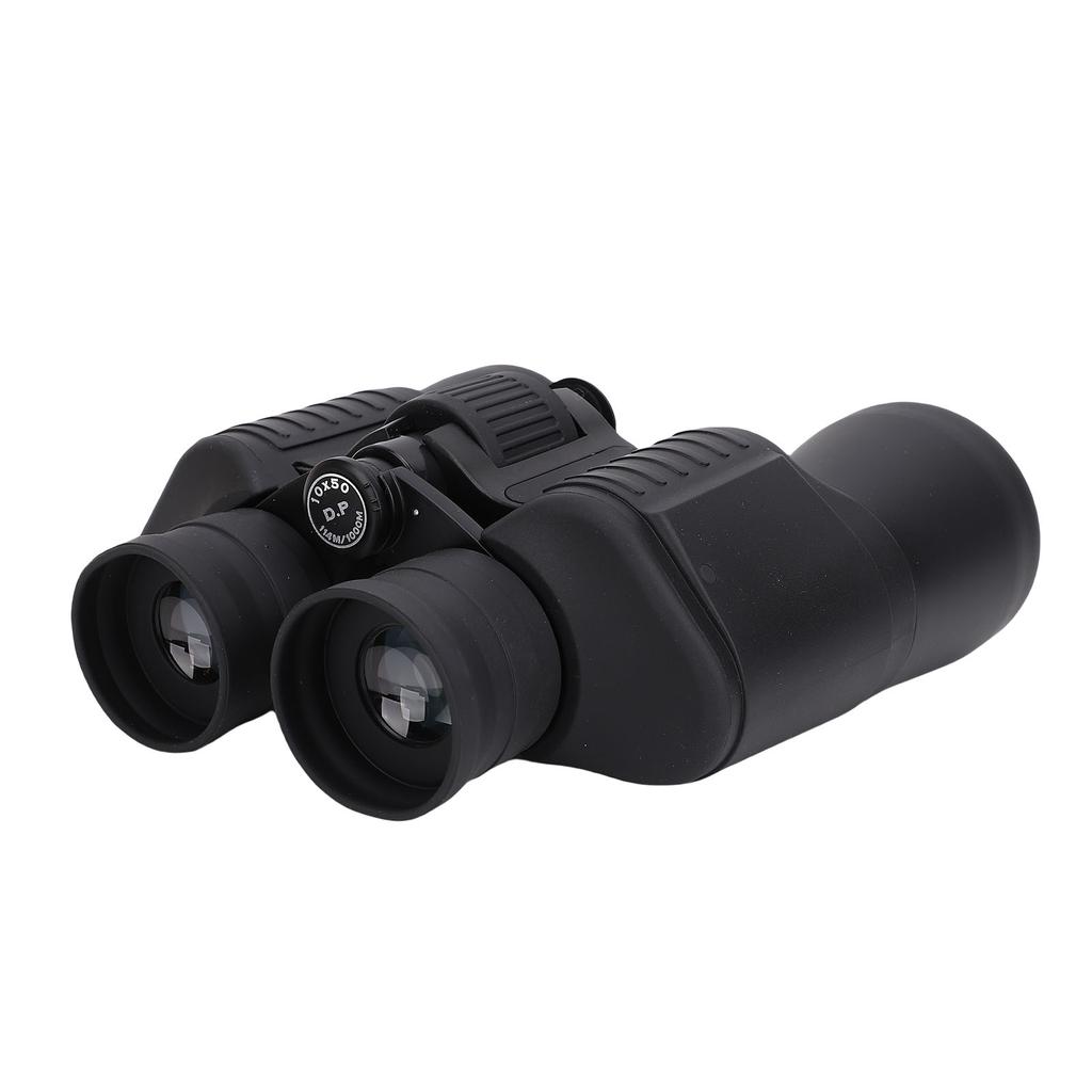 HD Binocular 10x50mm High Magnification Multi Glass Lens Rain Proof Pocket Binocular for Travel